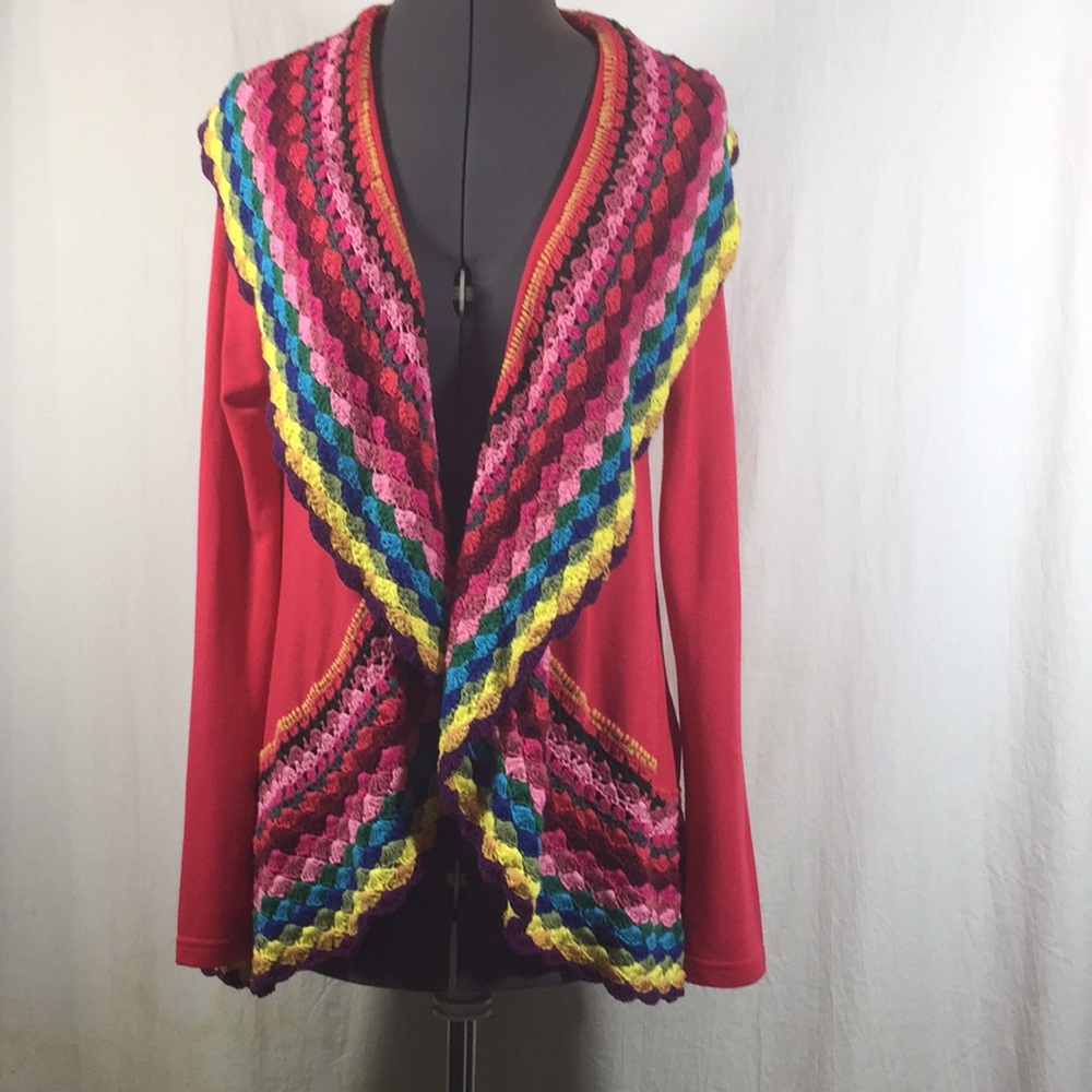 Double Zero Open Front Long Sleeve Jacket Size S